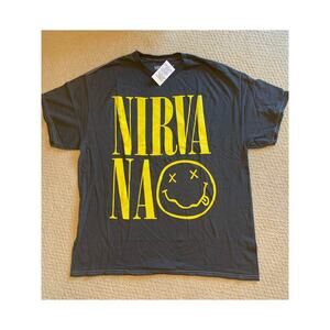 NWT Fashion Nova Nirvana Nevermind Smiley Tee